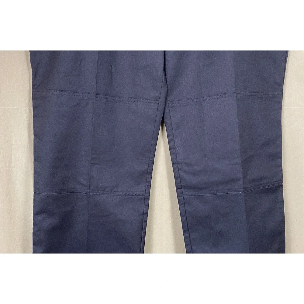 NWT Dickies 44X30 Men's Relaxed Fit Straight Leg Double Knee Flex Black Pants - Picture 4 of 6